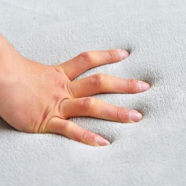 Loartee Nursery Crawling Rug and Play Mat - Velvet Coral (5.0\'x 6\'8, Gray) for Toddler Exercise