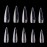 Yimart Stiletto Nail Art Tips - Long Stiletto Nail Tips - Sharp False Nail Tips - 500Pcs Clear Long Sharp Stiletto Artificial Fake Nail Art Tips False Nails (Clear)