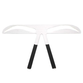 Salmue Eyebrow Ruler, 8 Types Eyebrow Stencil Positioning Tattoo Eyebrow Ruler Makeup Tool Balance Extension Ruler Shape Stencil for DIY or professional Permanent Makeup Gold Ratio Eyebrow Makeup(7)