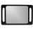 Large Hand Mirror with Double Handle - Rectangular Hand Held Mirror with Handle - Hair Salon Equipment Hairstylist and Barber Accessories (Black)
