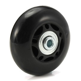 Ricrrover Luggage Suitcase Wheels 70mm x 24mm/2.75x0.94 w/ABEC 608zz Skate Inline Outdoor Replacement Wheels, One Set of (2) (OD:70 W:24 ID:6 Axles:35 & 40mm)