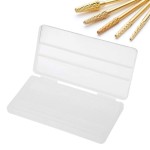 Nail Drill Bits Case, 30 Holes Nail Drill Bits Storage Box Manicure Drill Bits Container Holder Display Case Organizer, Empty Nail Grinding Organizer Case