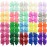 40PCS 3 Inch Hair Bows for Girls Grosgrain Ribbon Toddler Hair Accessories with Alligator Clip Bow for Toddler Girls Baby Kids Teens In Pairs
