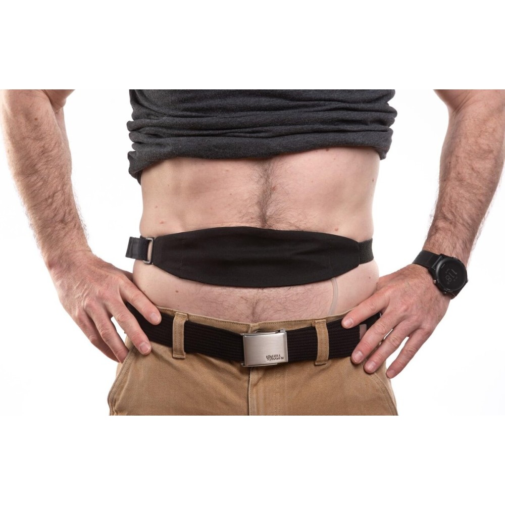 Tuck-Away PD Dialysis Belt (S BK 26-32) - Adjustable, Comfortable Peritoneal Dialysis Clothing for Discreet Tubing Concealment - Easy Access Waist Support - Durable Medical Accessory Tuck-Away PD Dialysis Belt (S BK 26-32) - Adjustable, Comfortable Peritoneal Dialysis Clothing for Discreet Tubing Concealment - Easy Access Waist Support - Durable Medical Accessory
