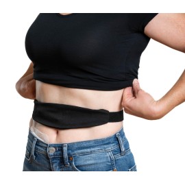 Tuck-Away PD Dialysis Belt (S BK 26-32) - Adjustable, Comfortable Peritoneal Dialysis Clothing for Discreet Tubing Concealment - Easy Access Waist Support - Durable Medical Accessory Tuck-Away PD Dialysis Belt (S BK 26-32) - Adjustable, Comfortable Peritoneal Dialysis Clothing for Discreet Tubing Concealment - Easy Access Waist Support - Durable Medical Accessory