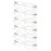Gr8Sight 6-Pack Reading Glasses with Spring Hinges Readers for Man and Women Professional Transparent
