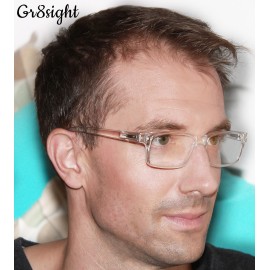 Gr8Sight 6-Pack Reading Glasses with Spring Hinges Readers for Man and Women Professional Transparent Gr8Sight 6-Pack Reading Glasses with Spring Hinges Readers for Man and Women Professional Transparent
