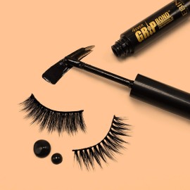 EBIN NEW YORK Grip Bond Eyelash Adhesive (Paddle Type, Black/Dries Dark, 0.18 oz) | Hypoallergenic Latex Free Formaldehyde Free Lasts All Day Ideal for Sensitive Skins EBIN NEW YORK Grip Bond Eyelash Adhesive (Paddle Type, Black/Dries Dark, 0.18 oz) | Hypoallergenic Latex Free Formaldehyde Free Lasts All Day Ideal for Sensitive Skins