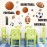 Runtoo Sports Wall Decals Kids Wall Stickers Soccer Baseball Football Hockey Basketball Boys Room Playroom Game Room Nursery Wall Dcor