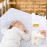 Yoofoss Waterproof Crib Mattress Protector, Quilted Crib Mattress Pad Cover Ultra Soft and Breathable, Machine Washable Toddler Mattress Protector for Standard Baby Crib Size 52\'\'x28\'\'