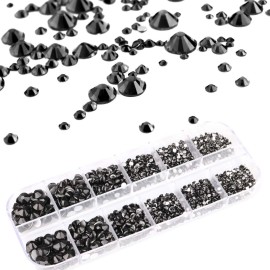 3000 PCS Rhinestones for Craft, PHOGARY Red & Black Flat Back Rhinestones 6 Sizes (2-5 mm) with Pick Up Tweezer for Crafts Nail Face Art Clothes Shoes Bags Phone Case DIY 3000 PCS Rhinestones for Craft, PHOGARY Red & Black Flat Back Rhinestones 6 Sizes (2-5 mm) with Pick Up Tweezer for Crafts Nail Face Art Clothes Shoes Bags Phone Case DIY