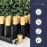 12-Pack 10ml Black Glass Roller Bottles with Brushed Gold Leakproof Caps - Premium Empty Roll-On Bottles for Essential Oils, Perfumes, Serums, DIY Aromatherapy & Beauty Products