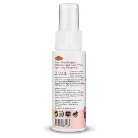 Otaci Rose Passion 100% Natural Rose Water Hydrating Face Mist, Spray Rosewater Face Mist Facial Hydrating Natural Skin - Travel Size