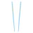 Set of Wooden Hair Sticks With Chinese Dragon Chopsticks Light Blue
