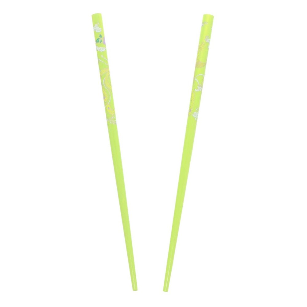 Set of Wooden Hair Sticks With Chinese Dragon Chopsticks - Green Set of Wooden Hair Sticks With Chinese Dragon Chopsticks - Green