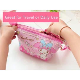 Kerr\'s Choice Kawaii Cosmetic Makeup Bag Kawaii Bag | Cute Toiletry Bag Travel Accessories Kawaii Makeup Bag