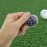GRAPHICS & MORE Space Pattern with Stars Planets Aliens Astronauts Spaceships Dogs Golfing Premium Metal Golf Ball Marker