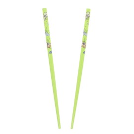 Set of 2Wooden Hair Sticks With Butterflies Chopsticks Hair Pin for Women - Green