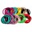 Elastic Hair Ties Bands, Small Seamless Ponytail Holders Ties - Mixed Cute Colors (50 Count, Large Beauty Pony\'Os Pony Holder Rubber Bands)
