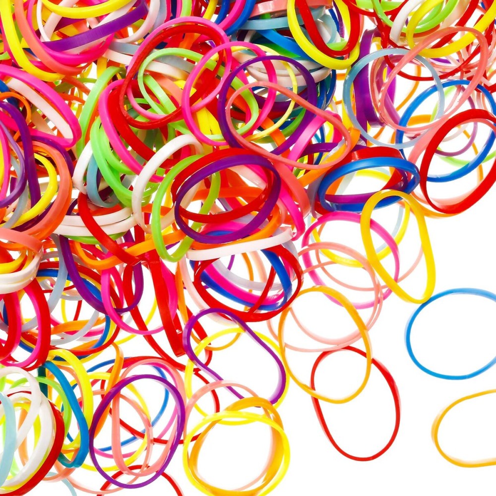 2000 Pack Mini Rubber Bands Elastic Hair Bands Soft Hair Ties with Box for Hair Braiding Hair Wedding Hairstyle(Colorful) 2000 Pack Mini Rubber Bands Elastic Hair Bands Soft Hair Ties with Box for Hair Braiding Hair Wedding Hairstyle(Colorful)
