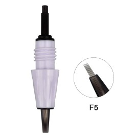 20Pcs Tattoo Needle Cartridges for Permanent Makeup Tattoo Machine Artmex V6,V8,V9,V11 models available size 1R,3R,5R,7R,3F,5F,7F Tattoo Needles (5F)