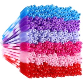 eBoot 300 Pieces Colored Disposable Mascara Wands Eyelash Eye Lash Brush Makeup Applicators Kit (Multicolor Handle, Multicolor Head) eBoot 300 Pieces Colored Disposable Mascara Wands Eyelash Eye Lash Brush Makeup Applicators Kit (Multicolor Handle, Multicolor Head)