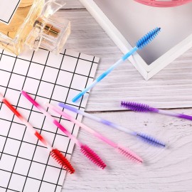 eBoot 300 Pieces Colored Disposable Mascara Wands Eyelash Eye Lash Brush Makeup Applicators Kit (Multicolor Handle, Multicolor Head) eBoot 300 Pieces Colored Disposable Mascara Wands Eyelash Eye Lash Brush Makeup Applicators Kit (Multicolor Handle, Multicolor Head)