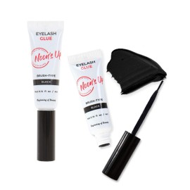NOON\'S UP Black Eyelash Glue - Super Strong Hold, Waterproof, Hypoallergenic Adhesive for Sensitive Eyes (0.14 Fl. Oz.) NOON\'S UP Black Eyelash Glue - Super Strong Hold, Waterproof, Hypoallergenic Adhesive for Sensitive Eyes (0.14 Fl. Oz.)