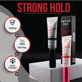NOON\'S UP Black Eyelash Glue - Super Strong Hold, Waterproof, Hypoallergenic Adhesive for Sensitive Eyes (0.14 Fl. Oz.) NOON\'S UP Black Eyelash Glue - Super Strong Hold, Waterproof, Hypoallergenic Adhesive for Sensitive Eyes (0.14 Fl. Oz.)