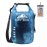 HEETA Dry Bag Waterproof for Women Men, Roll Top Lightweight Dry Storage Bag Backpack with Phone Case for Travel Swimming Boating Kayaking Paddle Board Camping Beach Accessories (Transparent Blue, 5L)