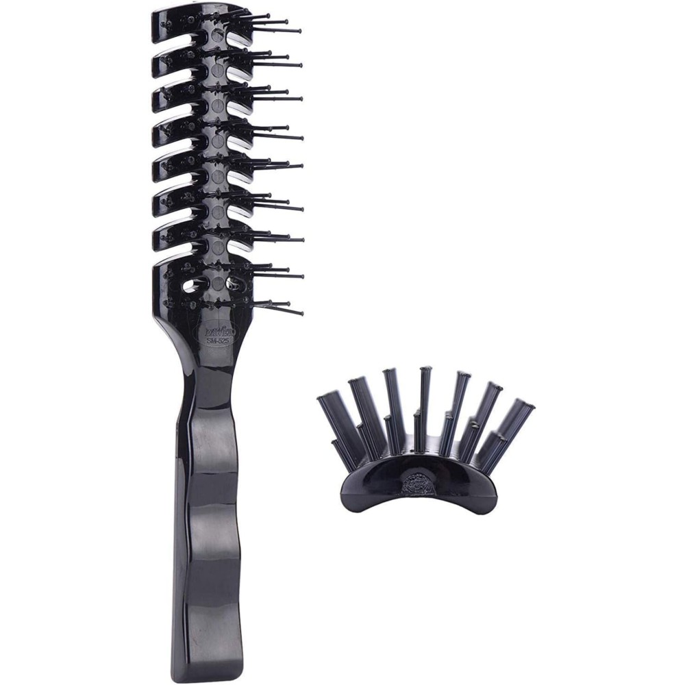 Mens Vented Hair Brush for Blow Drying, Anti Static Vent Hairbrush for Styling Fine, Curly, Wavy, Wet or Dry Hair Mens Vented Hair Brush for Blow Drying, Anti Static Vent Hairbrush for Styling Fine, Curly, Wavy, Wet or Dry Hair