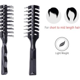 Mens Vented Hair Brush for Blow Drying, Anti Static Vent Hairbrush for Styling Fine, Curly, Wavy, Wet or Dry Hair Mens Vented Hair Brush for Blow Drying, Anti Static Vent Hairbrush for Styling Fine, Curly, Wavy, Wet or Dry Hair