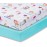 Everyday Kids 2 Pack Fitted Girls Crib Sheet, 100% Soft Breathable Microfiber Baby Sheet, Fits Standard Size Crib Mattress 28in x 52in, Nursery Sheet - Mermaid/Aqua