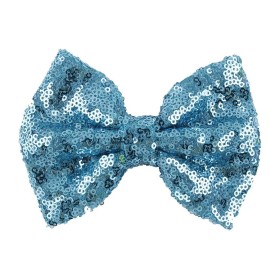 Love Fairy Girl\'s Lovely Fashion Bow Hairpin Sequins Hair Clip for Daily Life Travel Party Festivals (Sky Blue) Love Fairy Girl\'s Lovely Fashion Bow Hairpin Sequins Hair Clip for Daily Life Travel Party Festivals (Sky Blue)