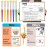 Anezus Large Chubby Paint Brushes Round and Flat Preschool Paint Brushes for Washable Paint Acrylic Paint For Toddler , 10Pcs