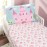 EVERYDAY KIDS 3-Piece Toddler Fitted Sheet, Flat Sheet and Pillowcase Set - Princess Storyland - Soft Breathable Microfiber Girls Toddler Bed Sheets Set
