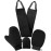 Yvoier Self Tanning Mitt Applicator Kit 4 in 1 Self Applicator Set with Exfoliating Glove,Tan Mitt Applicator, Tanning Back Lotion Applicators for Your Back,Face Mitt for Tanning Lotion, Spray, Mousse