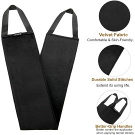 Yvoier Self Tanning Mitt Applicator Kit 4 in 1 Self Applicator Set with Exfoliating Glove,Tan Mitt Applicator, Tanning Back Lotion Applicators for Your Back,Face Mitt for Tanning Lotion, Spray, Mousse