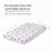 Baby Girl Fitted Crib Sheet Mermaid Adventures, 100% Soft Breathable Microfiber Baby Sheet, Fits Standard Size Crib Mattress 28in x 52in, Nursery Sheet