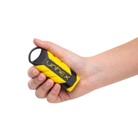 unhex - Sport Case 02 - Small Nail Clipper + Carabiner Hook - Pedicure Tools, Nail Kit, Nail Clippers, Self Care, Nail Cutter, Toenail Clippers - Black/Yellow/Grey