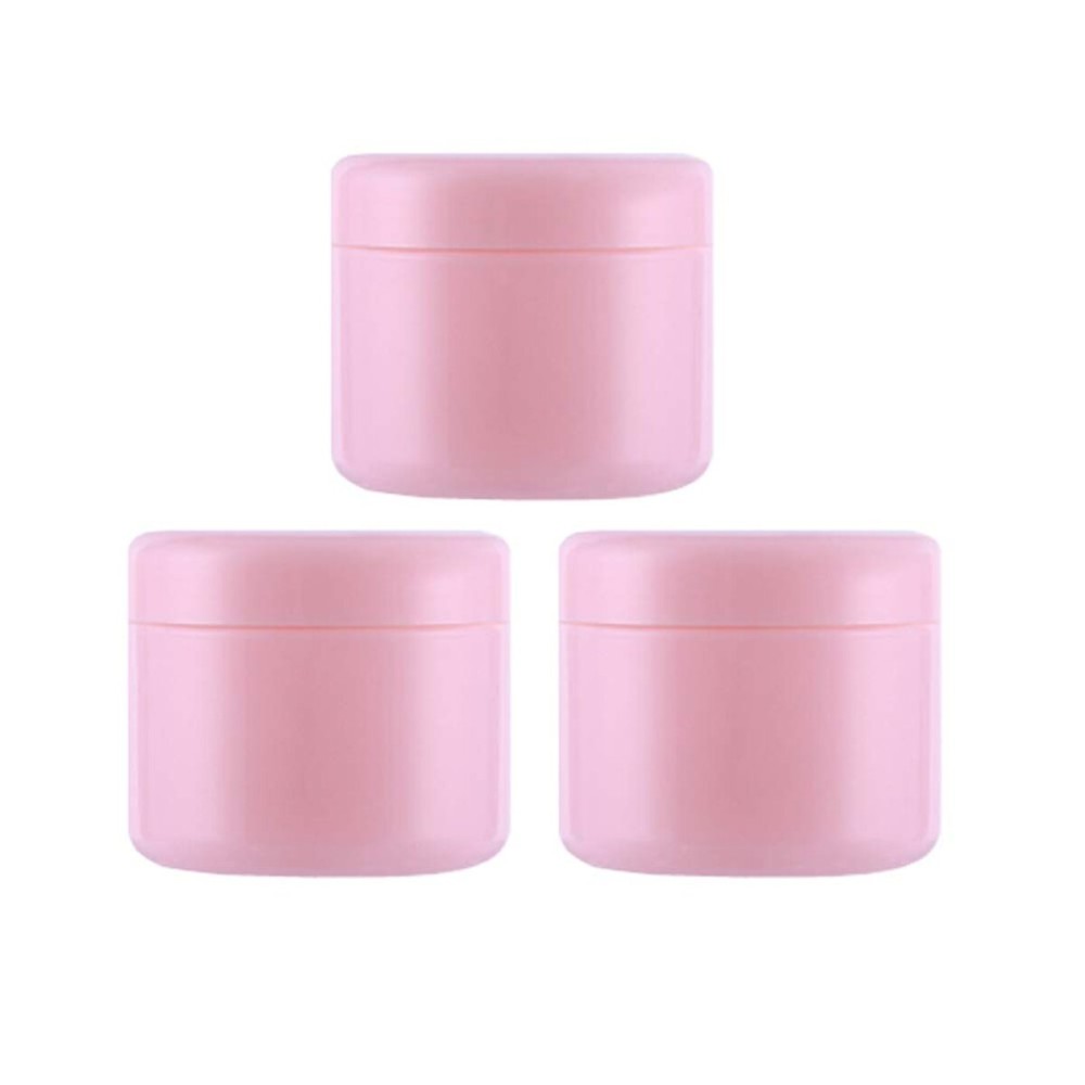 3Pcs 150ml/5oz Pink PS Empty Refillable Leakproof Cosmetic Jars with Liners Dome Lid Facial Body Cream Pots Tins Boxes Cases Containers Dispense Sample Bottle for Cosmetic Cream Lotion Storage 3Pcs 150ml/5oz Pink PS Empty Refillable Leakproof Cosmetic Jars with Liners Dome Lid Facial Body Cream Pots Tins Boxes Cases Containers Dispense Sample Bottle for Cosmetic Cream Lotion Storage