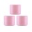3Pcs 150ml/5oz Pink PS Empty Refillable Leakproof Cosmetic Jars with Liners Dome Lid Facial Body Cream Pots Tins Boxes Cases Containers Dispense Sample Bottle for Cosmetic Cream Lotion Storage