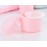3Pcs 150ml/5oz Pink PS Empty Refillable Leakproof Cosmetic Jars with Liners Dome Lid Facial Body Cream Pots Tins Boxes Cases Containers Dispense Sample Bottle for Cosmetic Cream Lotion Storage