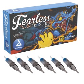 Dynarex Fearless Tattoo Cartridges Bugpin Round Liner, 1014rl, 20 Count