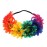 DDazzling Sunflower crown Boho crown Sunflower headband Flower Hair Accessory (Rainbow)