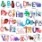 DEKOSH Animal Alphabet Wall Decals for Baby Nursery | Peel & Stick ABC Stickers for Toddlers