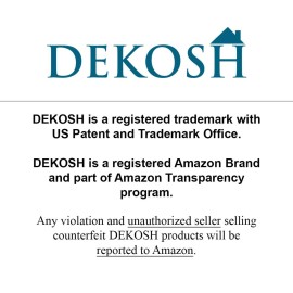 DEKOSH Animal Alphabet Wall Decals for Baby Nursery | Peel & Stick ABC Stickers for Toddlers