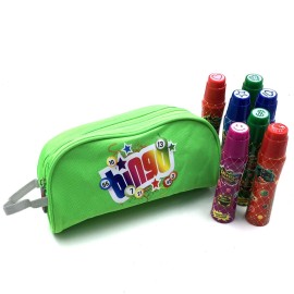 Tapp Collections Bingo Dauber Portable Case with Carrying Strap - Red