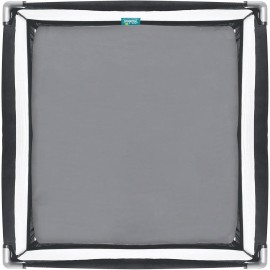 Square Playard/Playpen Fitted Sheets, Perfect for New Room2 / TotBloc Portable Playard, 2 Pack, Ultra Soft Microfiber, Fitted Playpen Sheet, Grey.