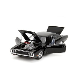 Jada Fast & Furious 1:24 Dom\'s Dodge Charger Die-cast Car & 2.75 Dominic Toretto Figure, Toys for Kids and Adults